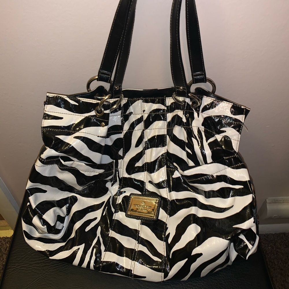 Black & White Zebra print Rossetti bag